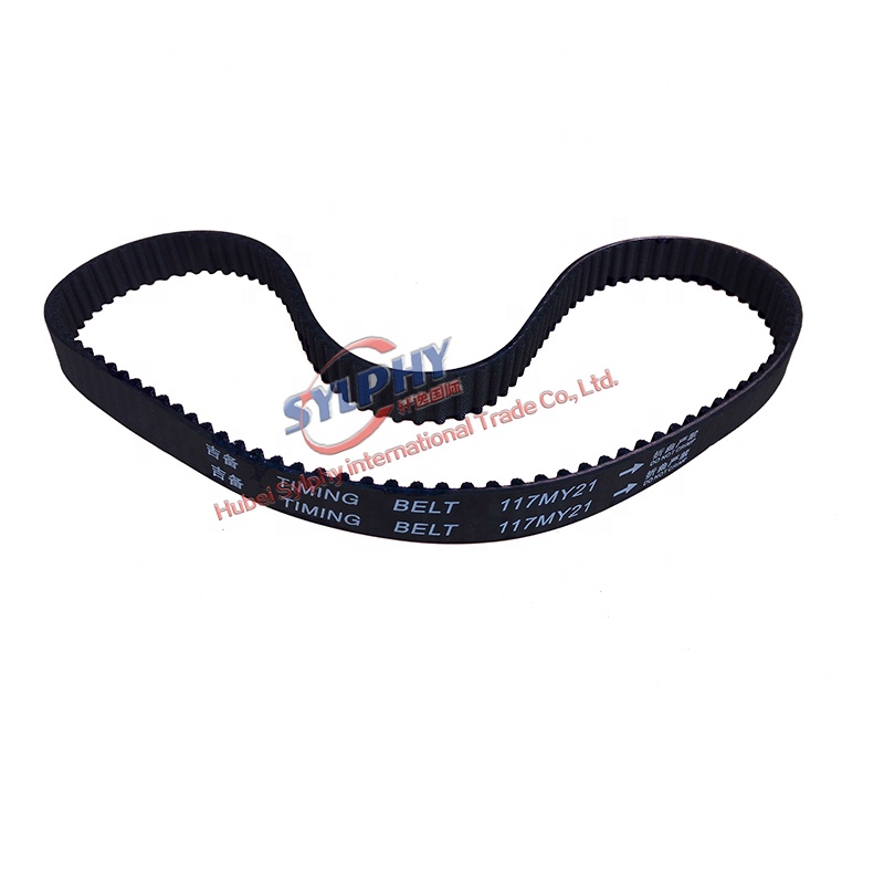 high quality auto spare parts timing belt for geely 